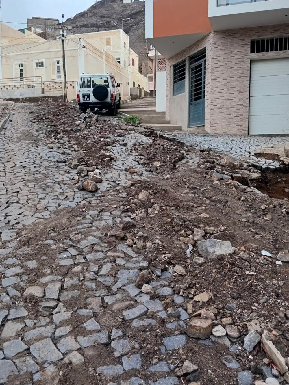Damage in Mindelo after the storm of 11 August 2025