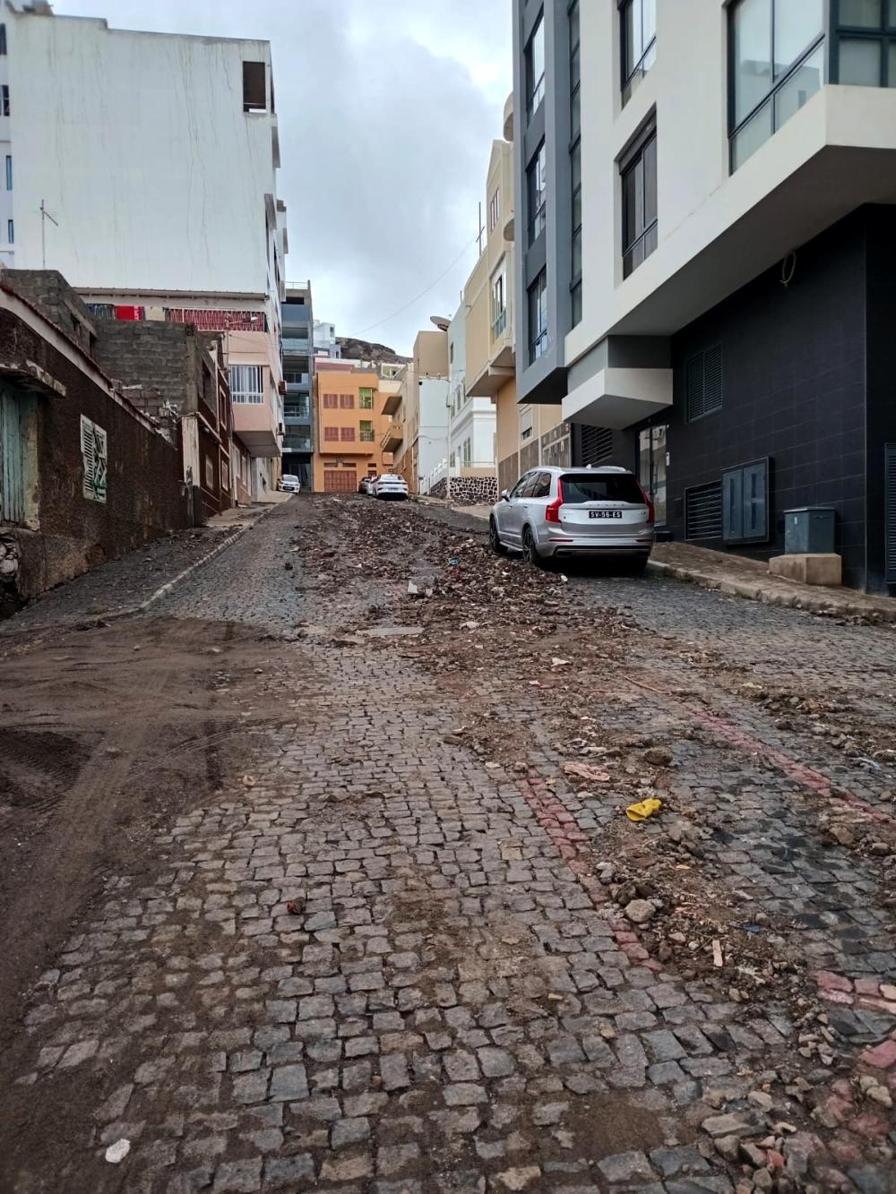 Damage in Mindelo after the storm of 11 August 2025